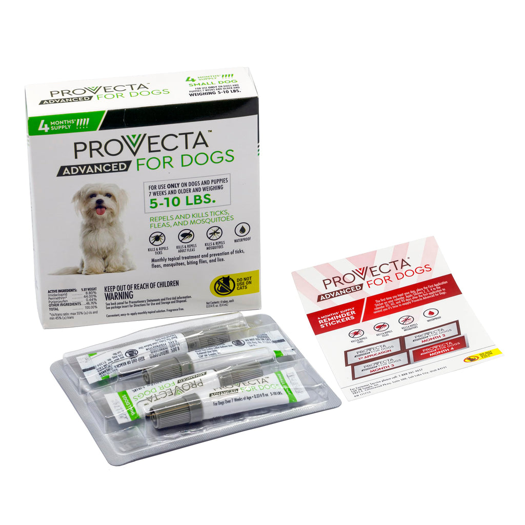Flea & Tick for Small Dogs 5-10 lbs, 4-Month Supply N27114