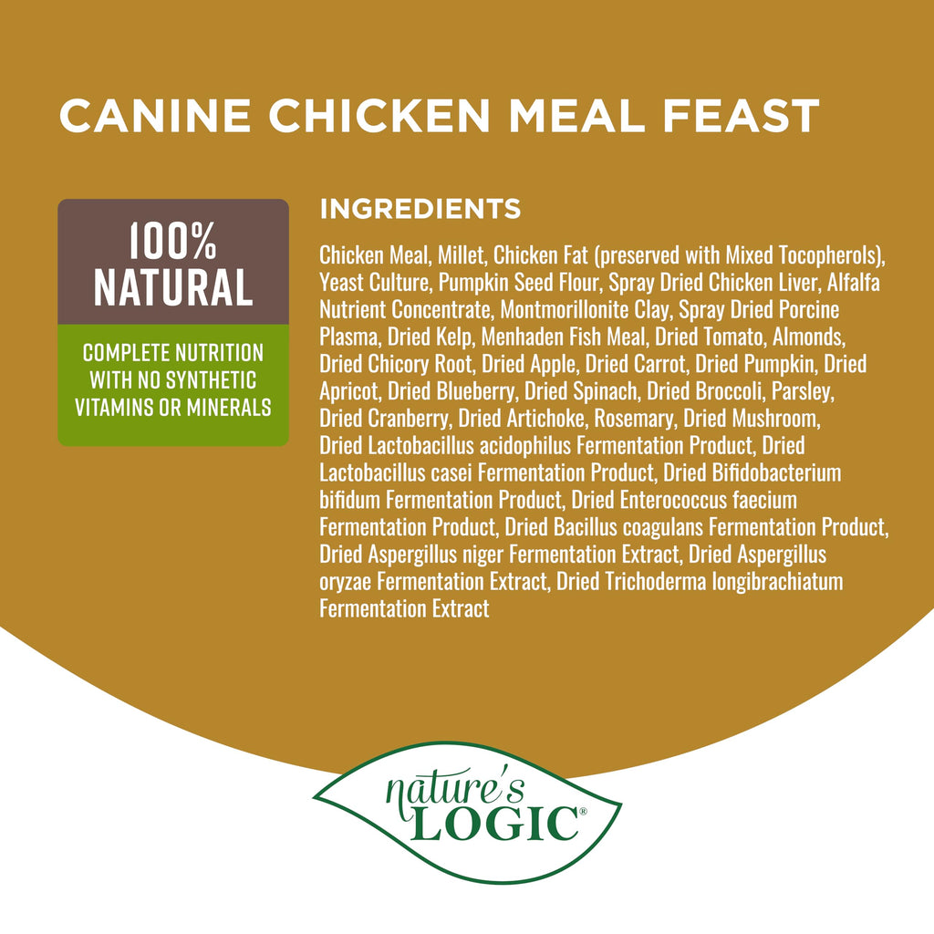 Dry Dog Food Chicken Meal Kibble 4.4 lb D105