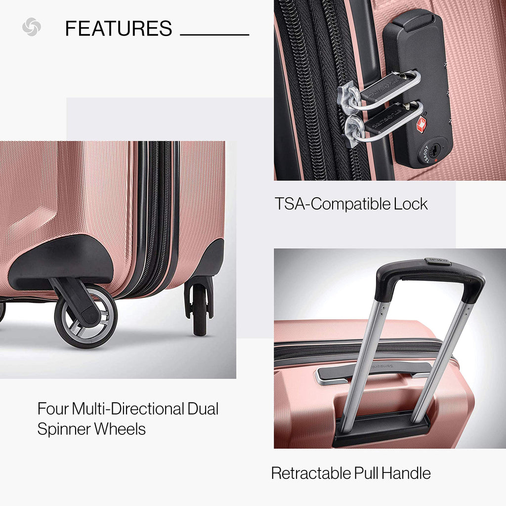 Hardside Carry-On 20-Inch Luggage with Spinners D581271