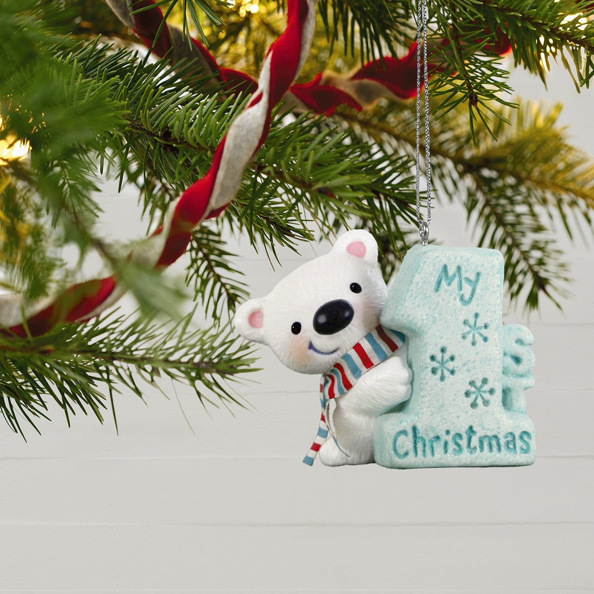 My 1st Christmas Polar Bear Ornament G15296